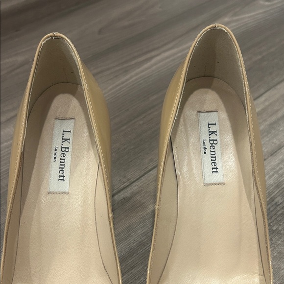 LK Bennett Nude Patent Leather Heels(Great Condition) - Picture 2 of 10